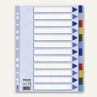 Kunststoff-Blanko-Register DIN A4