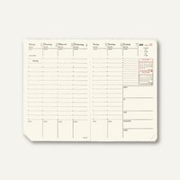 MINISTER PRESTIGE Kalender-Einlage -16 x 24 cm - 1 Woche / 2 Seiten *** 2024 ***