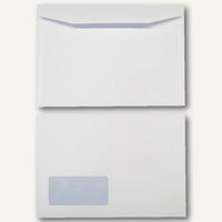 Kuvertierhüllen DIN C5 162 x 229 mm 90g/qm Fenster offset weiß 500 St.