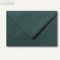 Briefumschläge 110 x 156 mm nassklebend ohne Fenster dunkelgrün 500St.