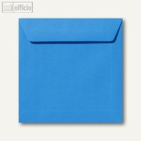 Farbige Briefumschläge 220 x 220 mm nassklebend ohne Fenster königsblau