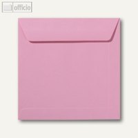 Farbige Briefumschläge 220 x 220 mm nassklebend ohne Fenster dunkelrosa 500St.