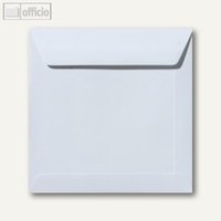 Farbige Briefumschläge 220 x 220 mm nassklebend ohne Fenster silbergrau 500St.