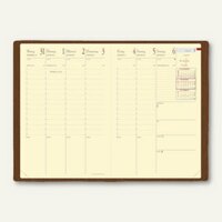 MINISTER PRESTIGE Kalender -16 x 24 cm - 1 Woche / 2 Seiten