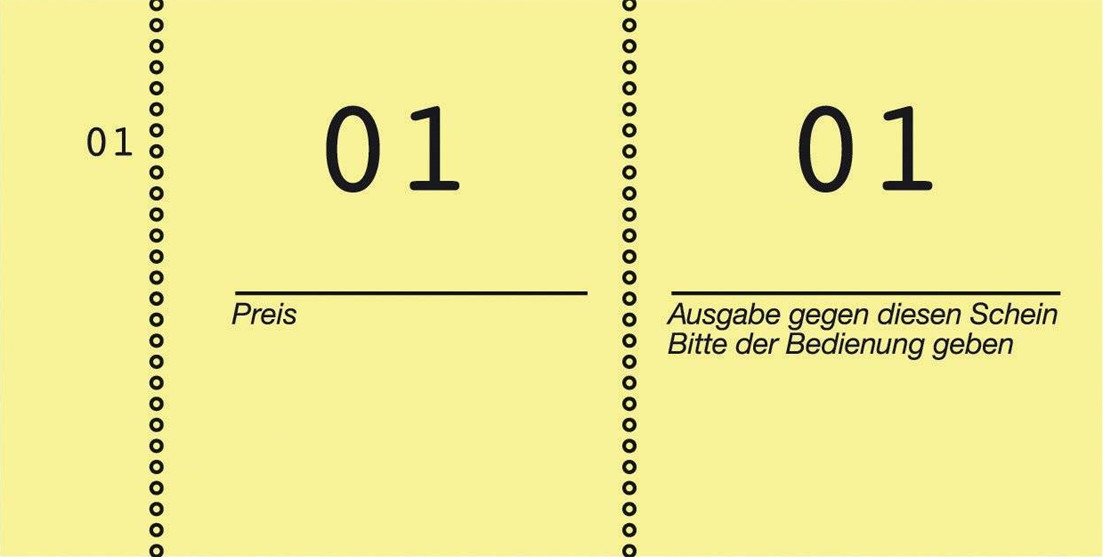 Avery Zweckform Nummernblöcke 1-1.000, fortlaufend nummeriert, gelb, 10  Blöcke á 100 Blatt, 869-10-2, - Bürobedarf bei officio.de