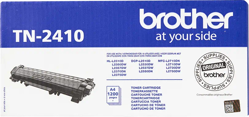 Genuine TN-2410 Brother BK Toner Cartridge For HL-L2350DW HL-L2370DN  HL-L2357DW 4977766779487