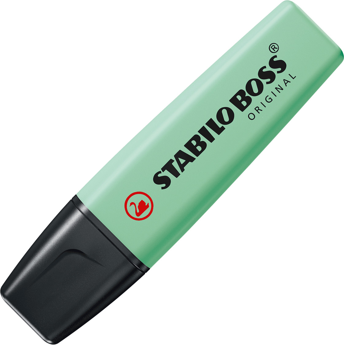 STABILO Boss Textmarker ORIGINAL Pastel, Anti-Dry-Out-Technologie,  minzgrün, 6070/116