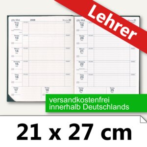 Quo Vadis Lehrerkalender "Magister" 21 x 27 cm, 1 Woche/1 Seite, 626004Q