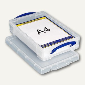 Really Useful Box Aufbewahrungsbox - DIN A4, 395 x 255 x 88 mm, 4 Liter,  PP, 4800449