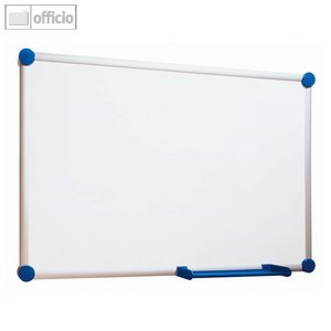 Hebel Hebel Whiteboard 2000, Emaille, 100x200 cm, bes. verschleißfest,  blau, 6305935, 6305935, - Büromaterial bei officio.de