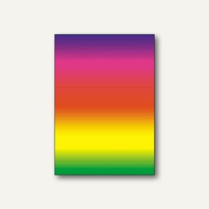 SIGEL Design-Papier, DIN A4, 90 g/qm, Farbverlauf Regenbogen, 100 Blatt,  DP359, - Büroartikel bei officio.de