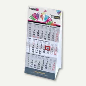 officio 3-Monats-Tischkalender