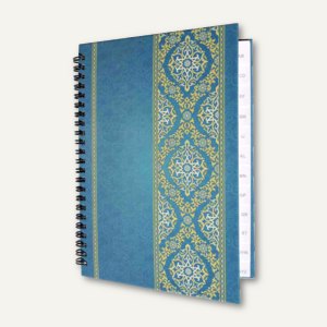 officio Notizbücher "Blue Orient" A5, liniert, A-Z Register, Hardcover,  46504