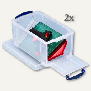 Really Useful Box Aufbewahrungsbox 8 Liter, mit Frontklappe, 340 x 200 x  175 mm, 4806014