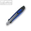 Wedo Soft Cutter, Profi-Qualität, 9 mm Klingenbreite, blau / schwarz, 78909