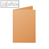 Clairefontaine Doppelkarten, DIN C6, 210 g/m², clementine, 25 Stück, 2336C