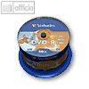 Verbatim DVD-R, 4,7 GB, 16x, wide photo printable, Spindel, 50 Stück, 43533