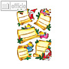 Schmucketiketten DECOR, Weihnachtsbriefe, Papier, beglimmert, 10x 2 Blatt, 3959