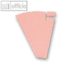 Ultradex Steckkarten für Planrecord Tafeln, 4 cm, rosa, 90er Pack, 140403