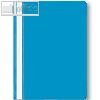 Veloflex Schnellhefter VELOFORM®, A4, PP, transparent/blau, 20 Stück, 4748051