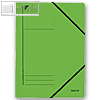 LEITZ Eckspanner DIN A4, Karton 450 g/qm, für 250 Blatt, grün, 3980-00-55