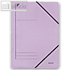 LEITZ Eckspanner DIN A4, Karton 450 g/qm, für 250 Blatt, violett, 3980-00-65