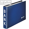 LEITZ Bankordner, für Kontoauszüge, 2-Ring-Mechanik, blau, 1002-00-35