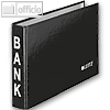 LEITZ Bankordner, für Kontoauszüge, 2-Ring-Mechanik, schwarz, 1002-00-95