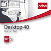 Nobo Flipchart-Block, DIN B1 / 584x483mm, blanko, 40 Blatt, weiß, 34631170