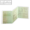 Schutzhülle KFZ-Schein, 3-teilig, Innen: 210 x 105 mm, PP, transparent, 214219