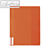 Durable Schnellhefter DURALUX A4+, Hartfolie, orange, 25 Stück, 2681-09