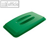 Durable Abfalldeckel DURABIN Lid 60, mit Griffmulde, grün, 1800497020