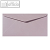 Farbiger Briefumschlag Metallic DL, 110x220mm, nasskl., ohne Fenster, rosa, 500S