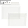 Transparente Briefumschläge - C6, 92 q/qm, haftklebend, klar, 25 St., 2501094