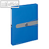 Herlitz Sammelbox easy orga to go - DIN A4, 250x330 mm, PP, blau opak, 11206125