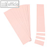 Einsteckkarten für 20 mm Magnetschienen, (B)70 x (H)17 mm, rosa, 170 Stück