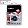 Micro-SDHC Speicherkarte Class 10, 16 GB, inkl. SD-Adapter, schwarz, 3413470