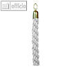 officio Seil für Absperrsystem CLASSIC, Länge: 1.50 m, weiß / gold, RS-CLRP-GOWT