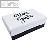 Geschenkbox Lettering ALLES GUTE S, 10.2 x 6.5 x 4.6 cm, schwarz, 12 St.