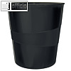 Papierkorb WOW - 15 Liter, H 324 x Ø 290 mm, Kunststoff, schwarz, 5278-10-95