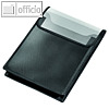 Sammelbox VELOBAG® A4 hoch, Füllhöhe 55 mm, Klettverschluss, PP, schwarz, 12 St.