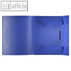 FolderSys Eckspanner-Sammelbox A4, PP, blau, 10 Stück, 10015-40-010