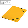 Eckspanner, DIN A4, max. 250 Blatt, (H)318 mm, Recycling-Karton, gelb, 10 Stück