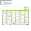 Zettler Arbeitstagekalender, 6 Monate/1 Seite, DIN A4, Recyclingkarton, 907-0700