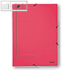 LEITZ Eckspanner DIN A4, Karton 450 g/qm, für 250 Blatt, rot, 3980-00-25