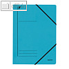 LEITZ Eckspanner DIN A4, Karton 450 g/qm, für 250 Blatt, blau, 3980-00-35