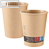 Kaffeebecher aus Kraftpapier, 0.2 Liter, (Ø)80 x (H)92 mm, braun, 50 Stück