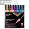 Pigmentmarker PC-3M, Rundspitze 0.9-1.3 mm, sortiert, Pastell 8er Box