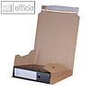 smartboxpro Ordner-Verpackung, bis (H)80 mm, selbstklebend, braun, 2111104620