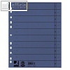 officio Trennblätter für DIN A4, 24 x 30 cm, Karton 230g/m², blau, 100 St.